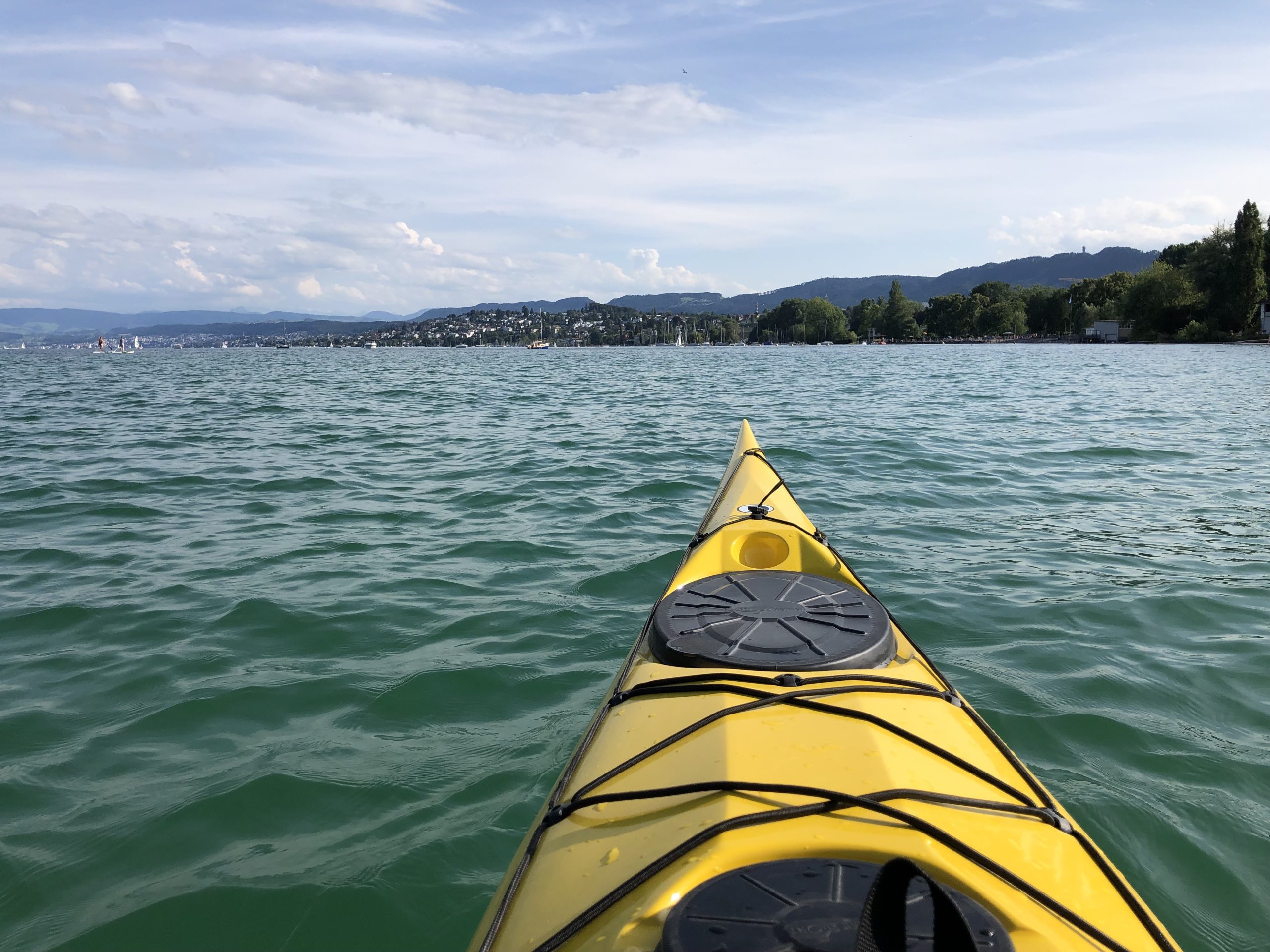 Seekayak auf dem Zürichsee